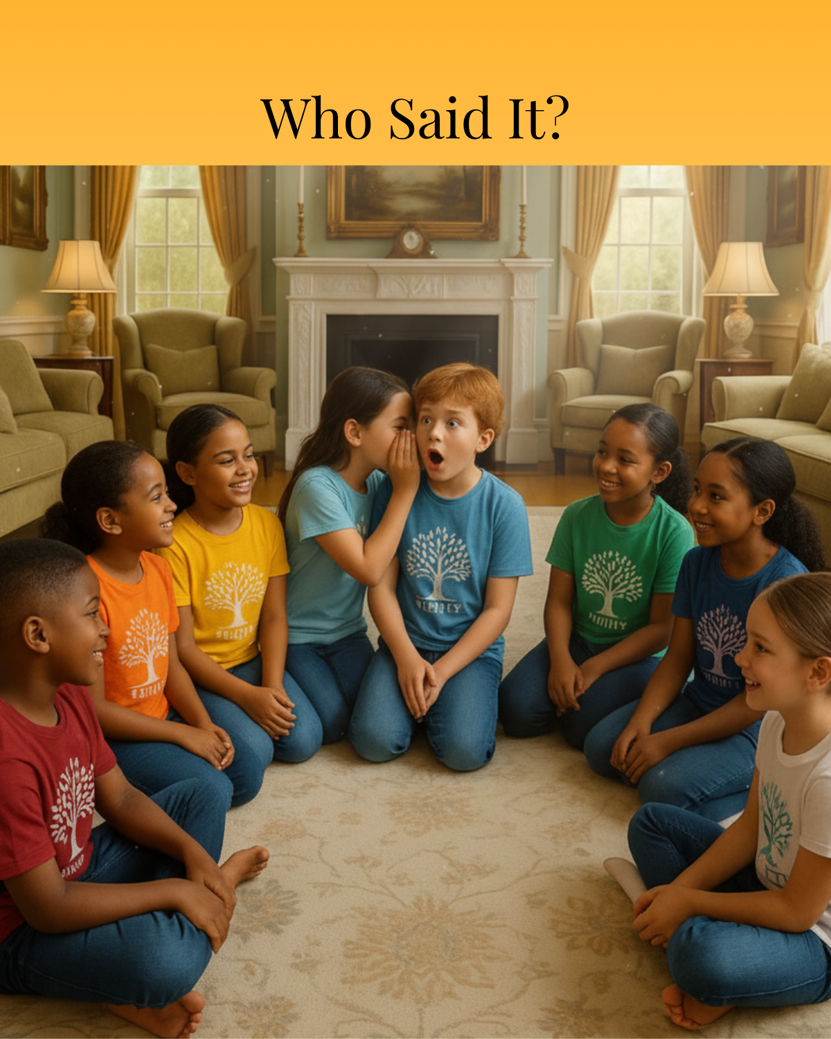 Who Said It? Family Memory Game