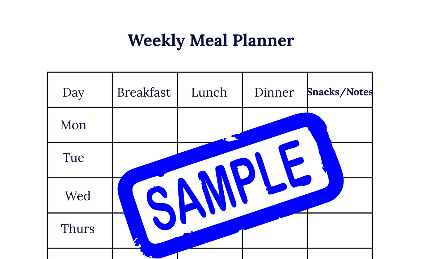 Meal Planning Without the Waste or Overspending